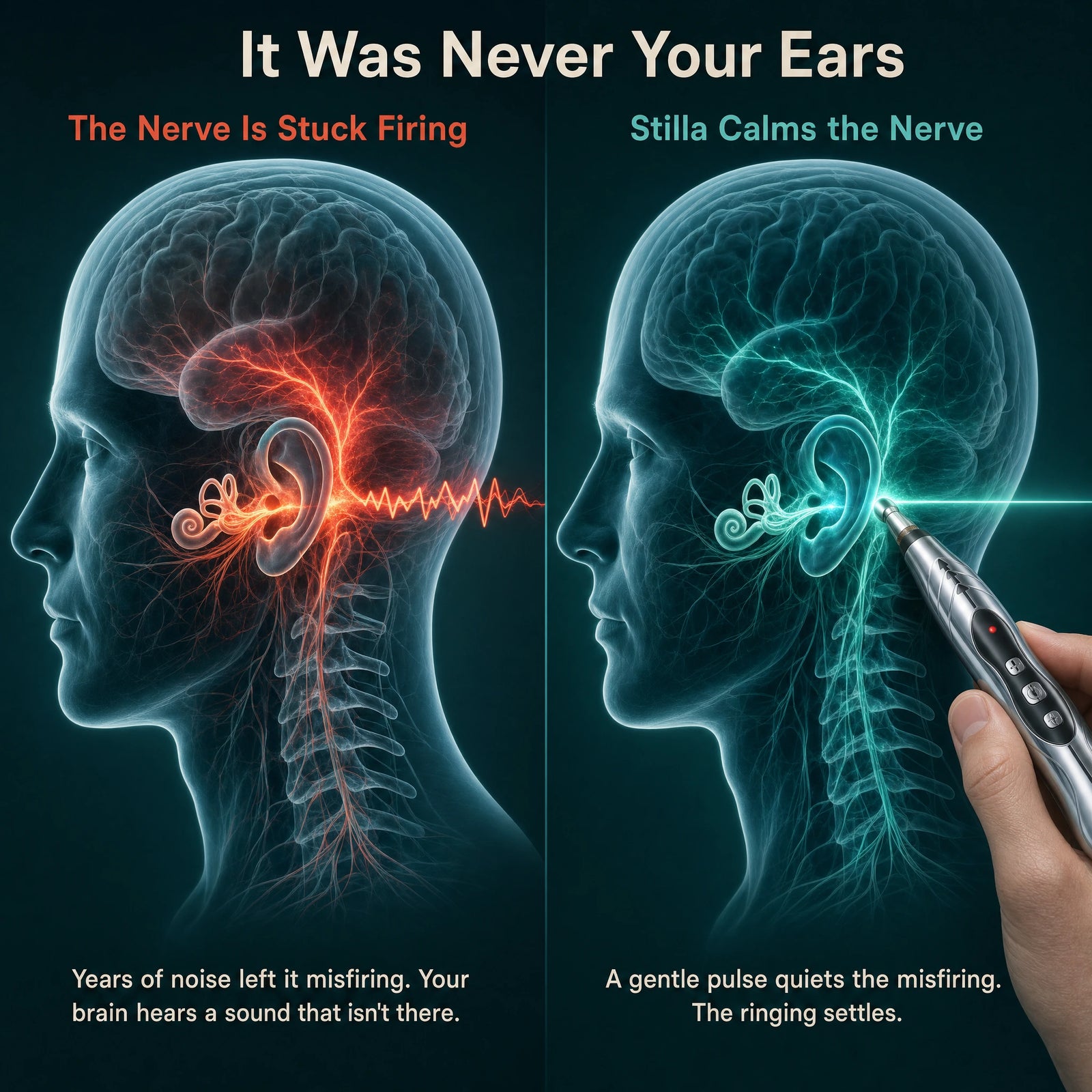 It was never your ears. It way your